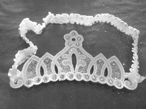 FSL Tiara with Crystals and Glitter